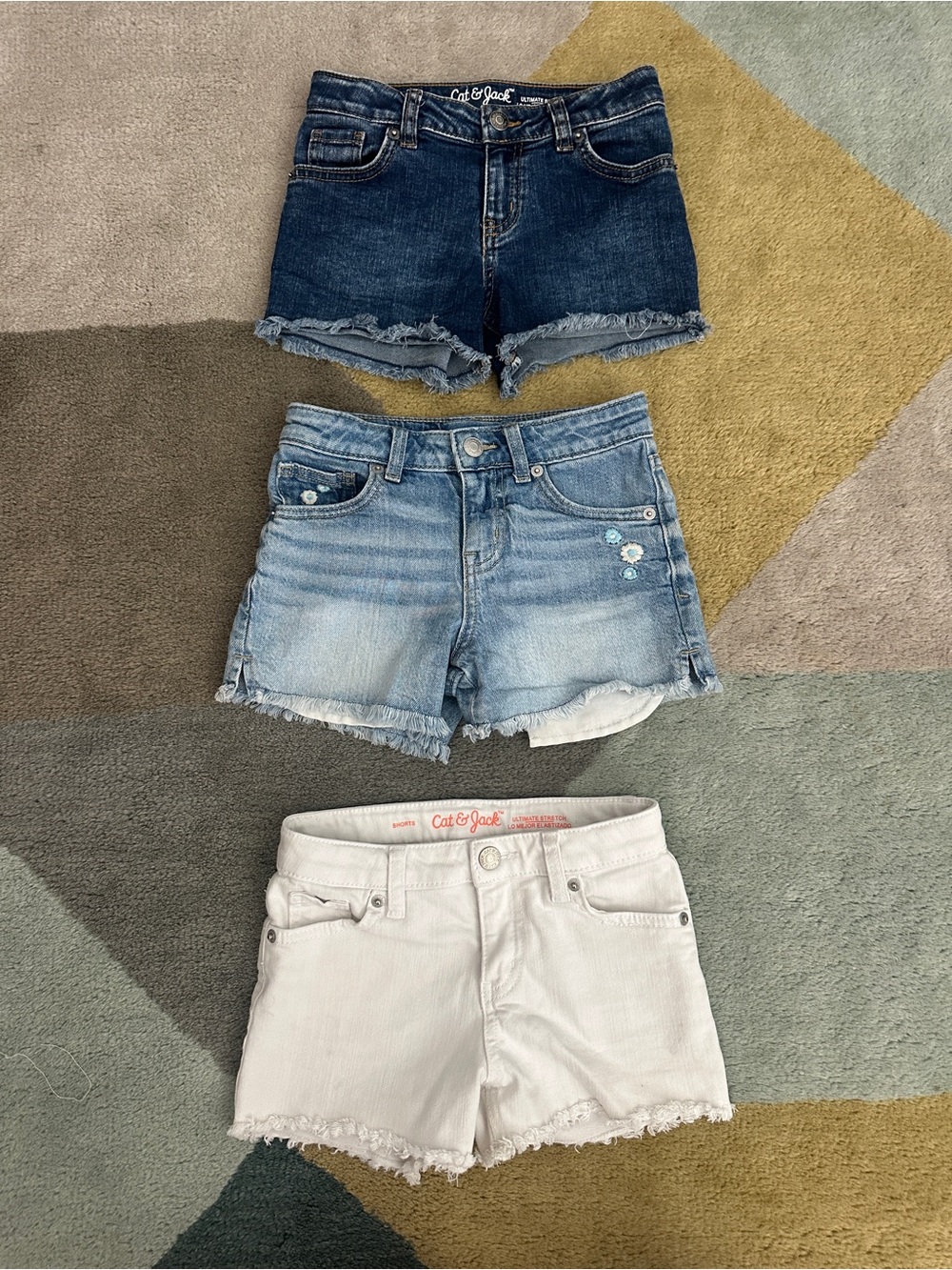 Cat & Jack Girls Denim Cutoffs